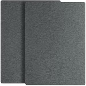 ILOFRI Leather Repair Patch 8x11 inch 2 Pcs, Durable Self Adhesive Vinyl and Leather Repair Kit for Couch, Car Seats, Boat Seat, Furniture, Upholstery, Auto Interior, Sofa, Chair - Dark Grey #1