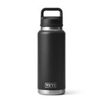YETI Rambler 36 oz Bottle, Vacuum Insulated, Stainless Steel with Chug Cap, Black