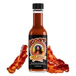 Rocky's Bacon Hot Sauce, Premium Home Perfected Recipe, Medium Heat with Delicious Bacon Taste, No Preservatives, No Additives, 5 ounce