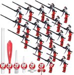 ixirpro Mega Professional Expanding Foam Spray Gun (20 Insulation Guns + 180 Extenders) PU Insulating Applicator Heavy Duty Metal Body Dispensing Foam Gun Suitable for Caulking, Filling, Sealing