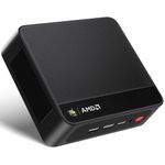 Beelink AMD Mini PC Ryzen 7 6800U (8C/16T, bis zu 4,7GHz), SER5 MAX Mini Computer, 32G LPDDR5 RAM/1TB M.2 NVMe SSD, 4K Triple Display, DP1.4, HDMI, Type-C, WiFi6, BT5.2, RJ45 1000M Windows 11 Pro