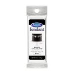 Satin Ice Packaged Fondant 4Oz-Black Vanilla