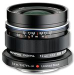 Olympus M. Zuiko Digital ED 12mm f/2.0 Lens for Olympus/Panasonic Micro 4/3 Cameras