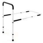 COSTWAY Bed Assist Rail, Adjustable Safety Bed Rails Handle Guard Grab Bar, Mobility Aid Fall Prevention Bedside Handrail Standing Support for Elderly, Adults, Pregnant Women, Disabled and Seniors