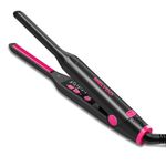 MELYDO Pencil Straighteners Mini Hair Straighteners and Curl 2 in 1, Thin Hair Straighteners for Woman Pixies, Bangs, Ceramic Coating with Adjustable Temperature, 9 Settings 90-220°C, Fast Heat up