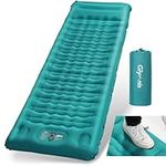 Glymnis Camping Mattress Camping Sleeping pad 4.7" Thick Built-in Foot Pump Inflatable Pad 1 Person Air Mattress for Backpacking Hiking Camping