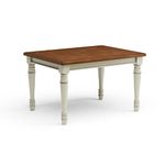 Monarch White/Oak Dining Table by Home Styles