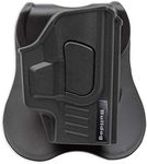 Bulldog Cases Rapid Release Polymer Holster with Paddle Fits Sig Sauer P365 - Black, One Size (RR-S365)