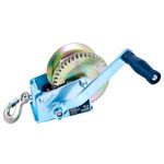 Amtech - Hand Winch, Heavy Duty Boat and Trailer Winch Pulley with 5 Mounting Slots for Easy Installation, Smooth Ratchet-Action and a Sure-Grip, Reliable Locking Mechanism, Maximum 550kg Capacity