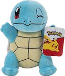 Pokémon Squirtle Plush, Plush Authentic Details, Toys for Kids, Multicolour, 8 Inch