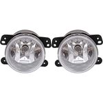 For Jeep Grand Cherokee Fog Light Assembly 2011 2012 2013 Pair Driver and Passenger Side w/o SRT-8 For CH2594103 | 5182026AA