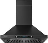IKTCH 30 inch Black Wall Mount Rang