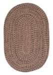 Colonial Mills HY89R048X048 Hayward Braided Tweed Rug, Mocha