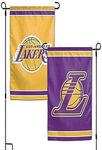 WinCraft Mens Utah Jazz 27x37 Banner 3208555344-P, Mens Unisex-Adult Womens, Los Angeles Lakers 11x15 Garden Flag, 85348010, Team Color, 11"x15"