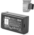 GODOX VB30 Battery (2024 New Upgrade)- Compatible Replacement VB26 VB26A VB26B Li-ion Battery - 7.2V 2980mAh - Simultaneously Charge and Power for V1PRO, V1, AD100PRO, V860III, V850III Flash