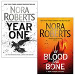 Chronicles of The One Series 2 Books Collection Set By Nora Roberts (Year One, Of Blood and Bone)