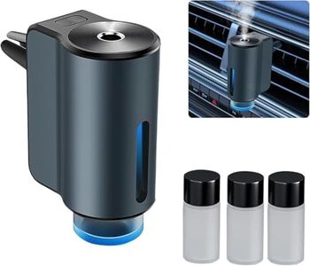 Shonoppy Smart Car Air Freshener Diffuser,Car Aroma Diffuser Air Freshener Spray Automatic with 3PCS Cologne Aromatherapy Oil