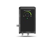 ANTOP HD Smart Boost Antenna Amplifier, HDTV Signal Booster, Amplifier with Dual Outputs for TV and Second Device,Enhances VHF/UHF/FM Reception,Compatible with All Antenna Brands, SBS-602B