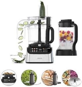 Kenwood MultiPro OneTouch FDM73.480SS, il Robot da Cucina Multifunzione con 6 Preimpostazioni, dotato di 5 Accessori, Accessorio Express Serve, Velocità Variabile, Bilancia Integrata, 1000W, Argento