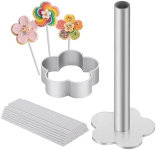 Stainless Steel Cake Pop Mold Kit with Pusher Non-Stick Baking Molds for Cake Pops, Chocolate, Truffles Reusable & Dishwasher-Safe Home Cake Pop Maker Set
