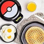 Uncanny Brands Pokemon Waffle Maker - Make Bounty Pokeball Waffles - Kitchen Appliance