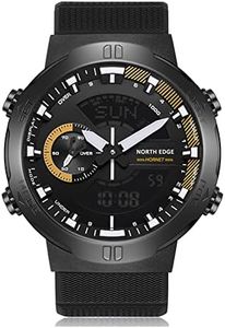 Orologio militare da uomo Orologio elettronico per sport all'aria aperta 50 Orologio da polso digitale tattico impermeabile con allarme Cronometro retroilluminato a LED per correre e nuotare (UN)