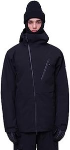 686 Men's Hydra Thermagraph Jacket - Ski & Snowboard Jacket - Water & Weather Resistant - Black, Large