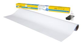 Post-It Flex Write Surface, Permanent Marker Wipes Away with Water, 8ft x 4ft, White Dry Erase Whiteboard Film (FWS8X4)