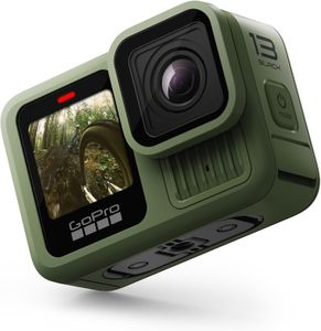 GoPro HERO13 Black Action Camera, Forest Green – 5.3K60 Video, 27MP Photo, Waterproof, Limited Edition