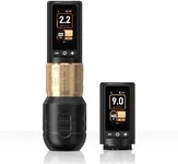 Ambition Soldier 270 Wireless Tattoo Machine, 270 g.cm Torque Brushless Motor Cordless Tattoo Gun, Rotary Tattoo Cartridge Pen with Dual 2400mAh Touchscreen Battery Supply for Artists