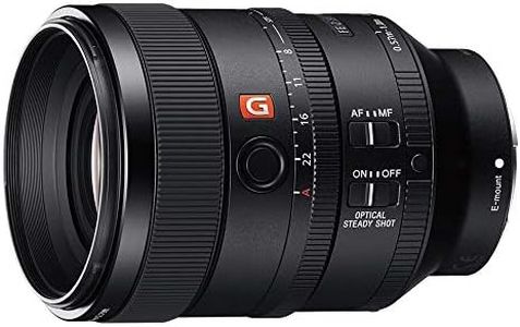 Sony SEL100F28GM Full Frame E-Mount 100mm F2.8 STF G Master OSS Lens, Black