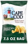 Cape Cod Potato Chips Sweet & Spicy Jalapeno Kettle Chips, 7.5 Oz