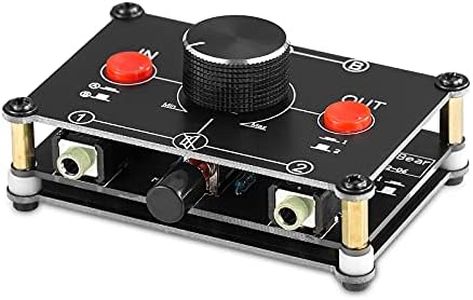 Nobsound Little Bear MC22 Mini 2-IN-2-OUT 3.5mm Stereo Audio Switcher Passive Speaker Headphone Manual Selector Splitter Box Audio Sharing (2-IN-2-OUT)