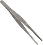 uxcell Nonslip Metal Tweezers, 16cm