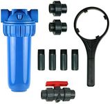 Aquasana Rhino Whole House Water Filter System Installation Kit with 3/4" Fittings and 10" Pre-Filter