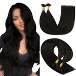 YoungSee U Tip Hair Extensions Brown U Tips Hair Extensions Real Human Hair Darkest Brown Keratin Hair Extensions Brown Hair Extensions U Tip Human Hair Brown Hair Extensions U Tip 16In 1G/S 50G