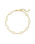 Kendra Scott Emilie Link Bracelet for Women, Fashion Jewelry, One Size, Brass Metal, Quartz