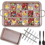 Brownie Pan with Dividers, Non Stic