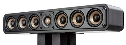 Polk Audio Signature Elite ES35 Slim Center Channel Wired Speaker 150w, 1" Tweeter & (6) 3" Woofers, Dual Power Port (Each) Black