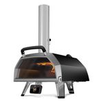 Ooni Karu 2 Pro Multi-Fuel Pizza Oven - Wood and Gas Outdoor Pizza Oven with Pizza Stone & Intergrated Thermometer, Pizza Oven Outdoor, Dual Fuel 16 Inch Pizza Maker, Outdoor Cooking Grill