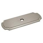 Cosmas B-112SN Satin Nickel Cabinet Hardware Knob Backplate/Back Plate - 10 Pack