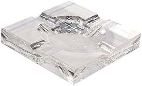 Orleans Group CR-91 Four Cigar Crystal Ash Tray, Square