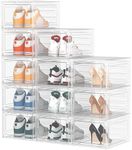 HOMIDEC Shoe Boxes,12 Pack Shoe Sto