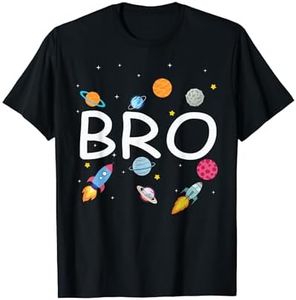 Brother Outer Space Birthday Party Family Boys Girls T-Shirt