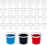 1000 Pack Disposable Tattoo Ink Caps, Pigment Cups for Microblading (14mm)