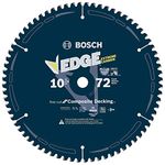 BOSCH DCB1072CD 10 in. 72 Tooth Edge Circular Saw Blade for Composite Decking