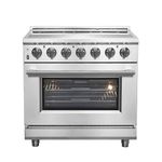 FORNO Massimo 36″ Freestanding Chef Door Electric Range