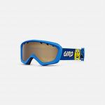 Giro Chico Youth Snow Goggle - Blue Faces Strap with Amber Rose Lens