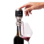 Aervana Original: Electric Wine Aerator and Pourer - Air Decanter - Personal Wine Tap for Red and White Wine 750ml and 1.5L (with Stand)