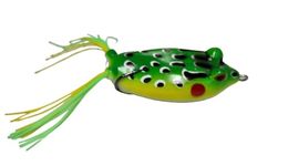 Fishing Frog/Bull Frog 18 GRAM/Silicon Frog/Artificial Frog Soft Lures/Soft Bait/Fishing Accessories (Green Yellow)